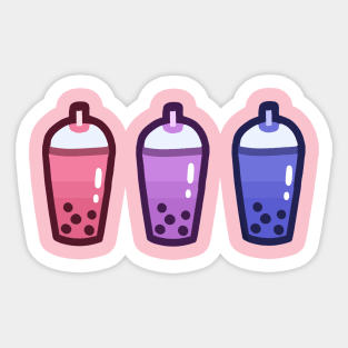 Bi Boba Sticker